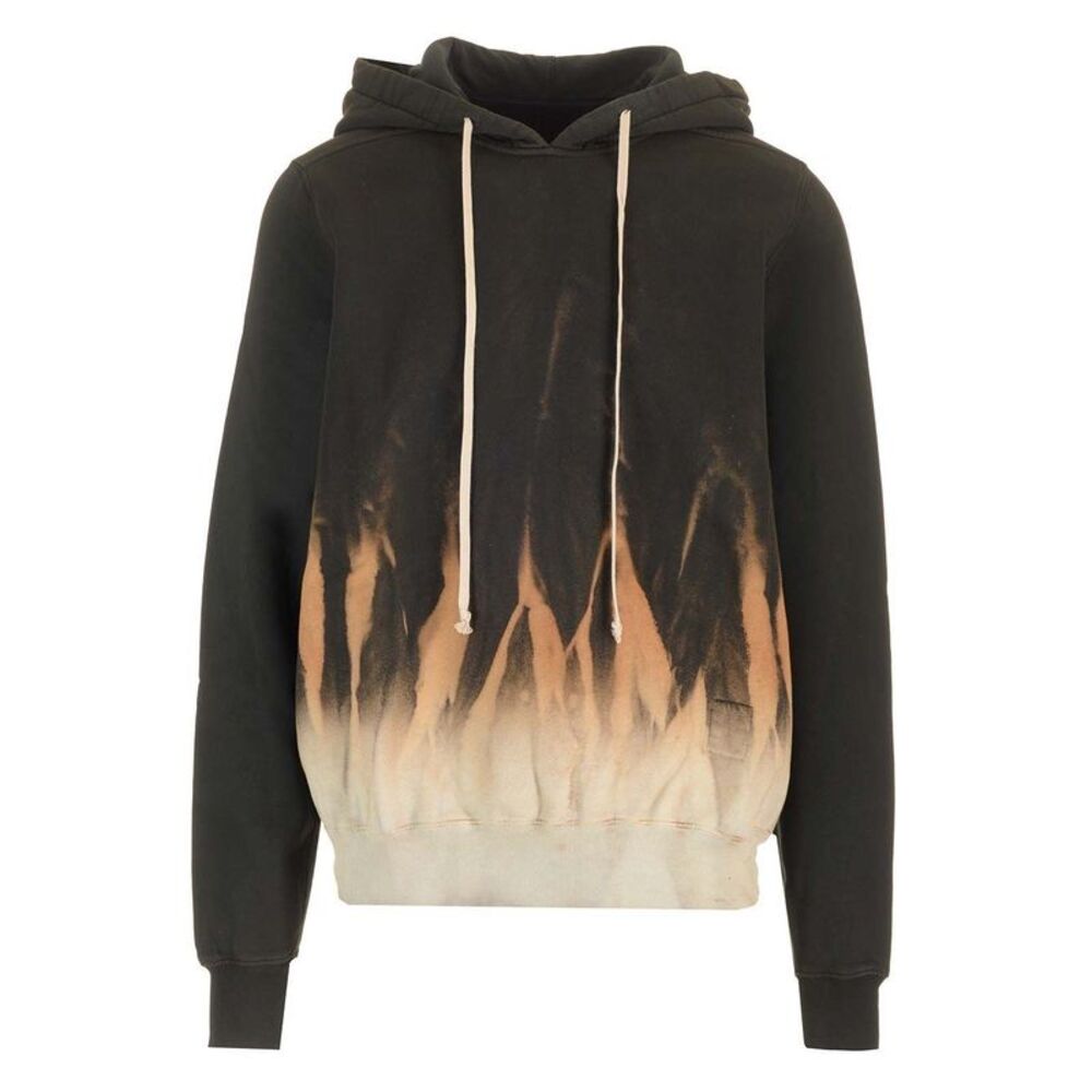 Rick Owens Drkshdw Men Cotton Hoodie Sun Flame